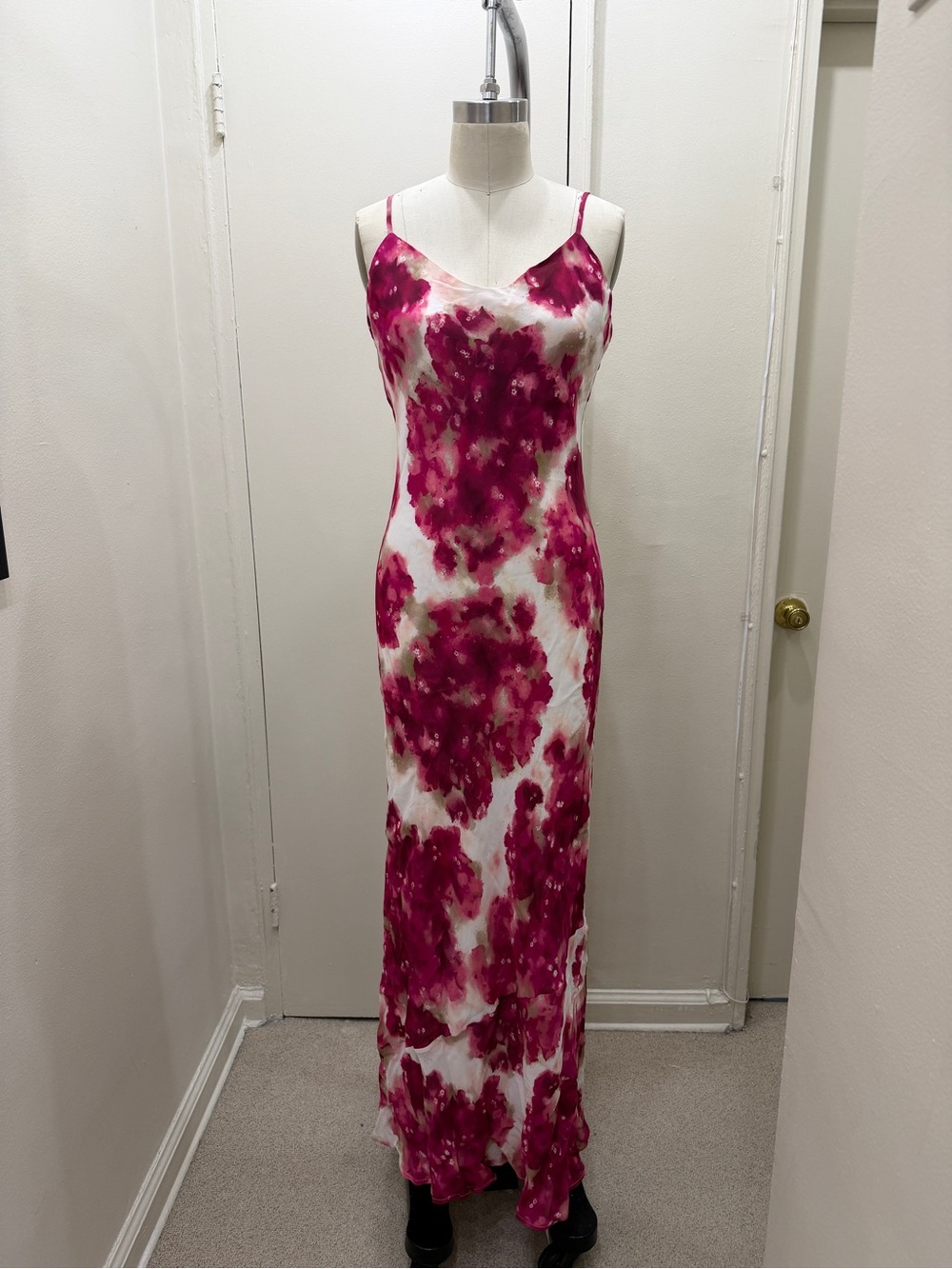 Reformation Floral Slip Dress NWT Size M – Pink Print Midi Adjustable Straps